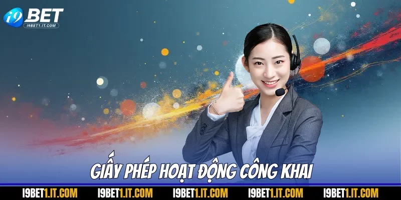 Giấy phép hoạt động công khai